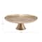 Hello Honey® 11.75" Antique Gold Finish Metal Pedestal